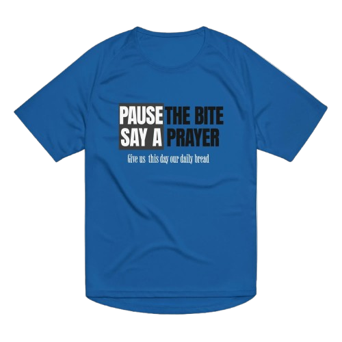 Unisex Graphic Sports Jersey – Pause the Bite Say a Prayer Design